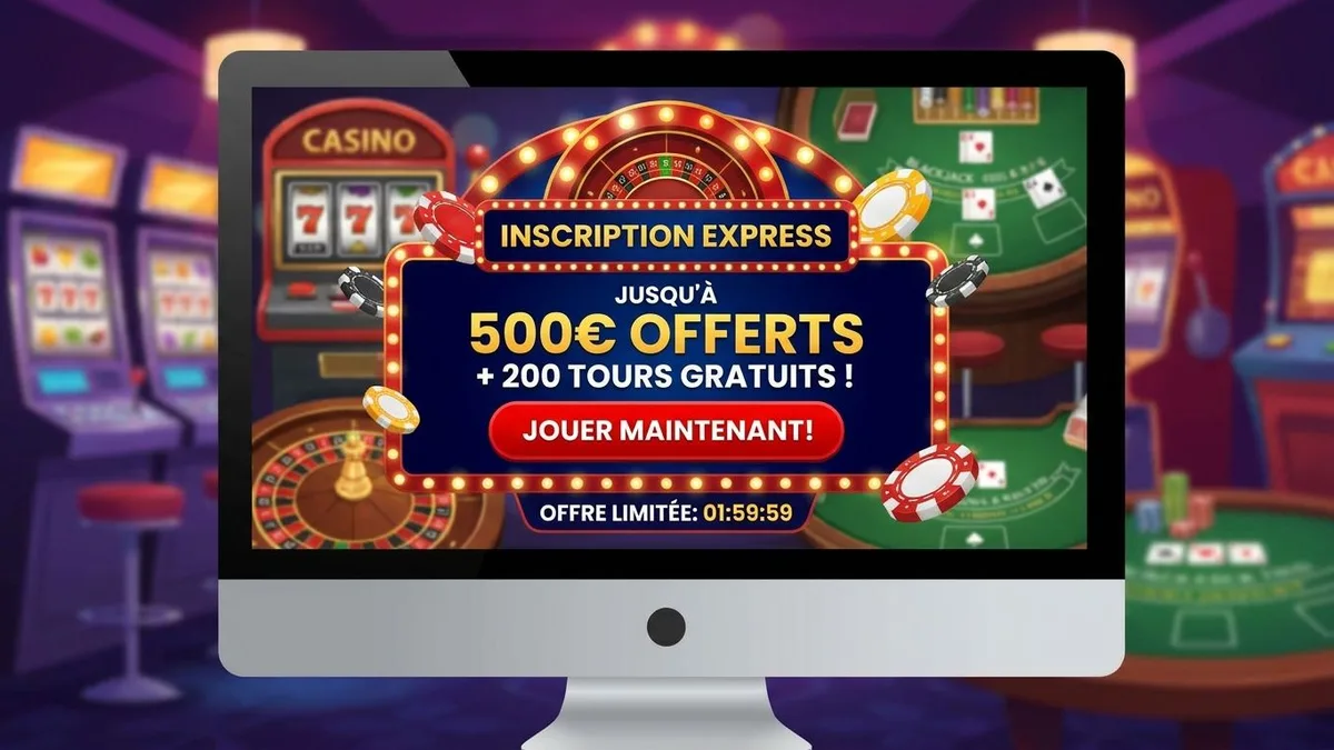 Inscription avec bonus